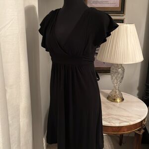 GAP CAP SLEEVE BLACK SUMMER DRESS